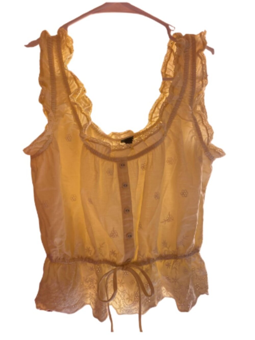 ₊˚⛅.ೃ࿔*Women's~Button-Front~Tank Top and Short Set- Wild Fable~Size S₊˚⛅.ೃ